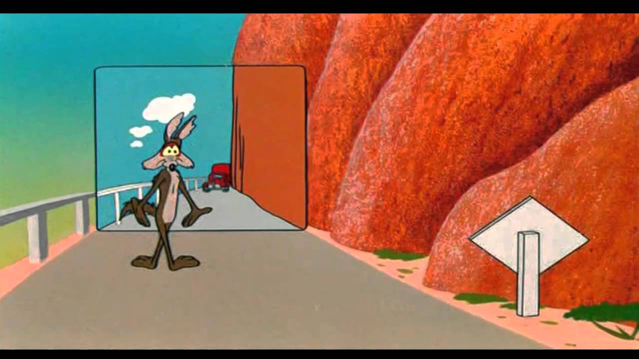 Wil E Coyote looking confused