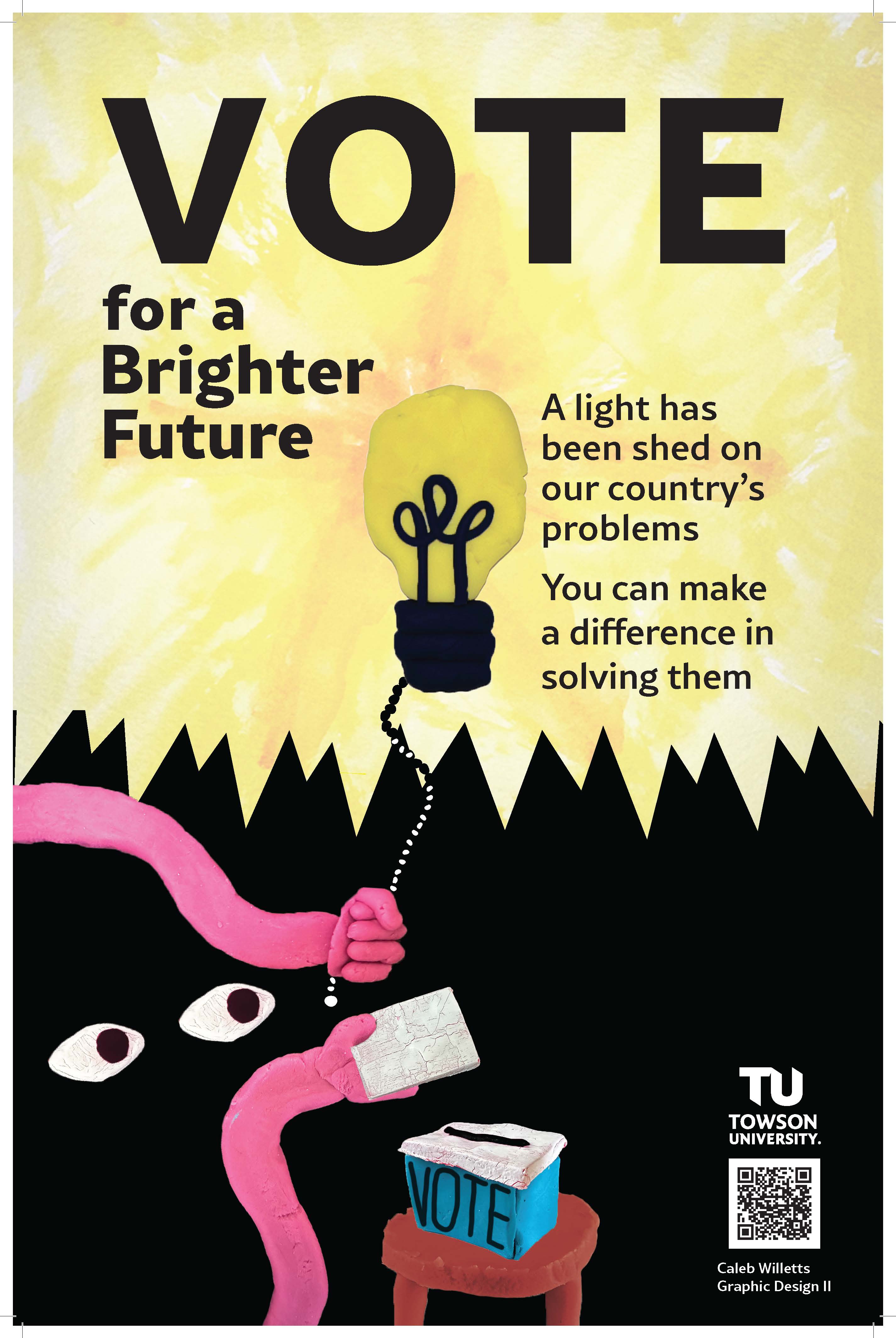 Voting Poster from Graphic Design II