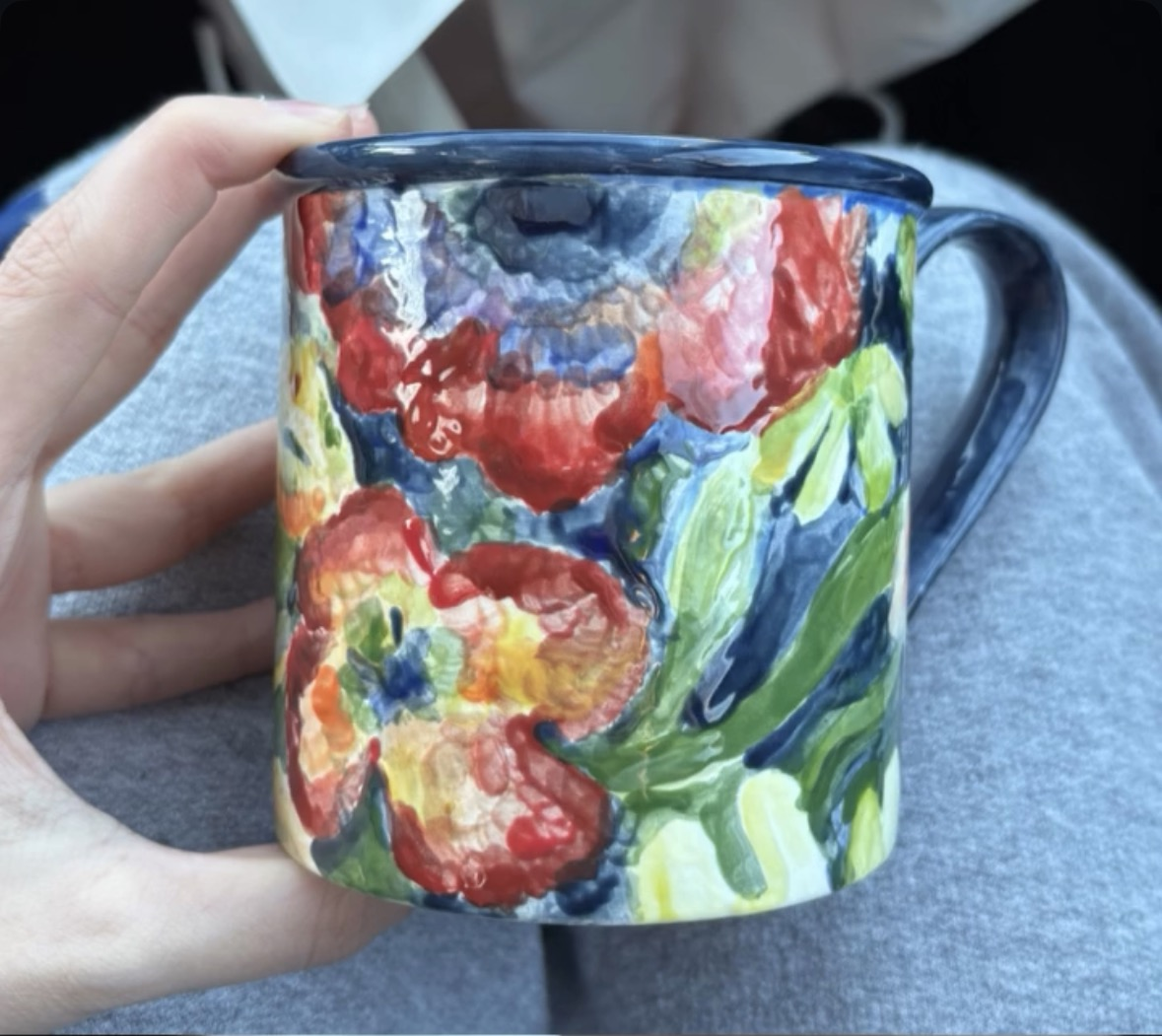 painted mug