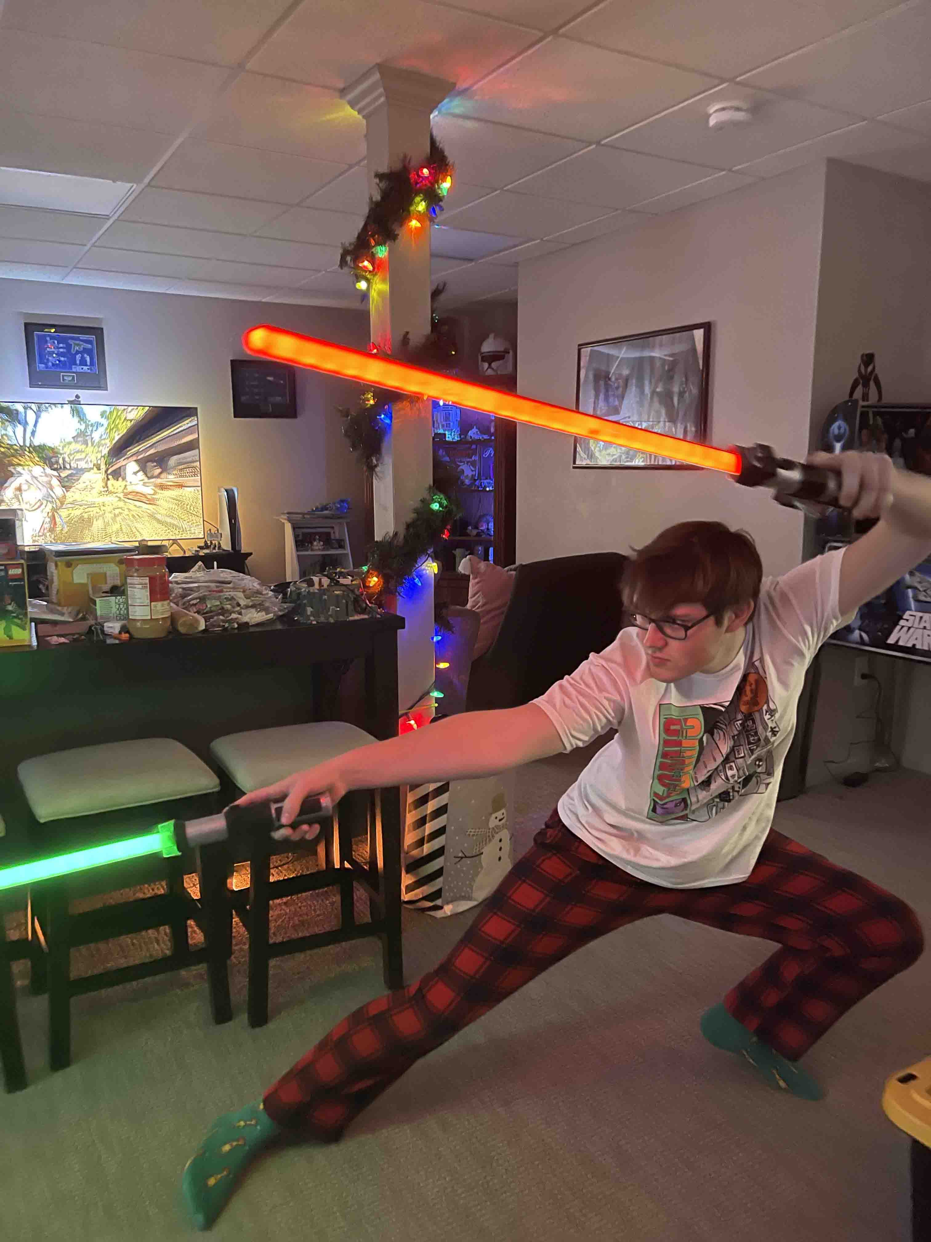 warlord taking battle stance before battle